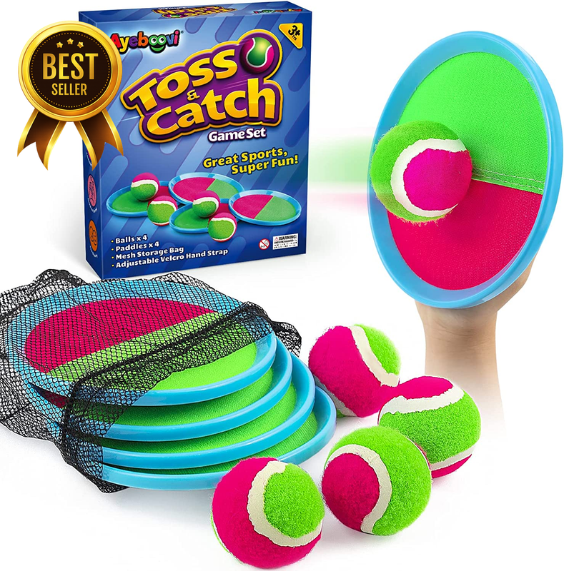 Kids Outdoor Toss and Catch Ball Game Set