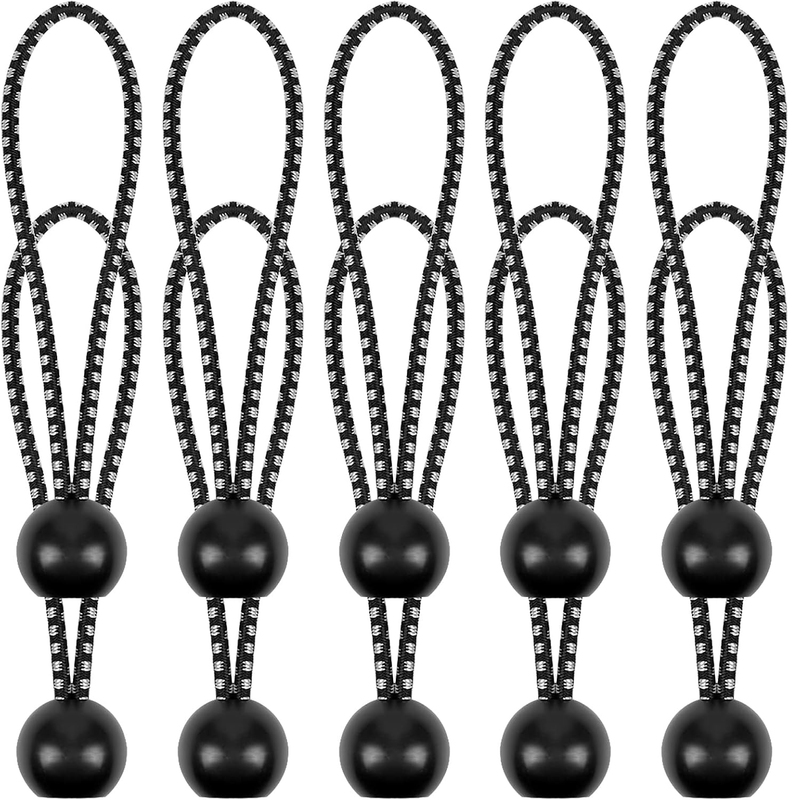 10 Pcs Bungee Ball,Bungee Cords with Balls,Heavy Duty Elastic Tarpaulin Ties for