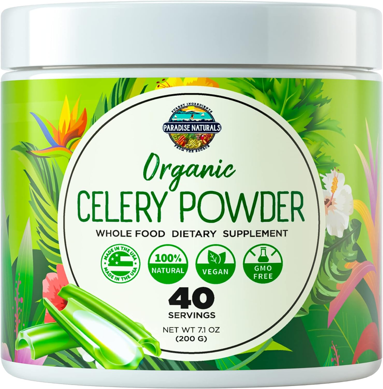 Organic Celery Juice Powder (40 Servings) Supports Gut Healt