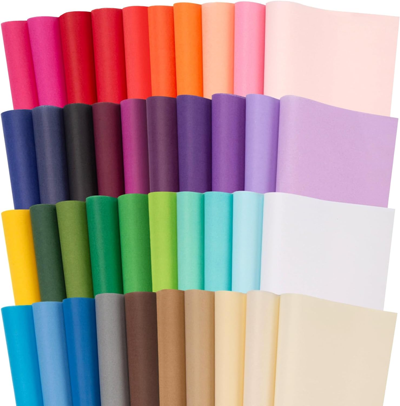 Bulk, 330 Sheets Gift Wrapping Paper Craft Tissue Paper 40 Colors