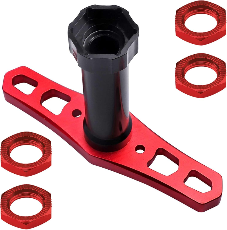 Aluminum 17Mm Wheel Nuts with Hex Wrench for Arrma Typhon Kraton 6S 3S Traxxas E