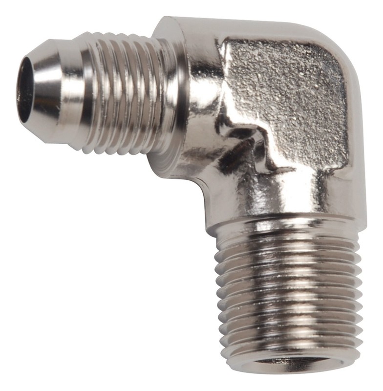 Russell Endura Adapter Fitting #6 to 1/8 NPT 90-Degree 660831 Russell Endura Adapter Fitting #6 to 1/8 NPT 90-Degree 660831