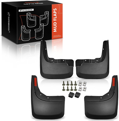 Set of 4PCS Mud Flaps Splash Guards Mudguards Mudflaps with Hardware Compatible 
