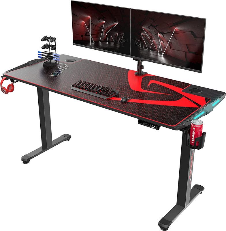 Ing Desk, Dual Motor Sit Stand Large Gam