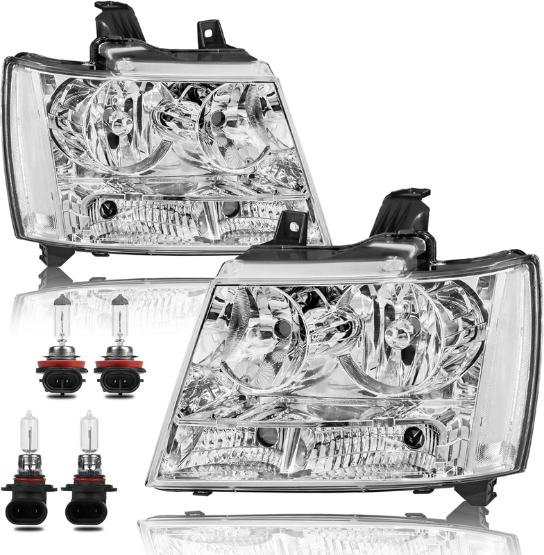 Headlight Assembly for 2007-2014 Chevy Tahoe Suburban 1500 07-2013 Suburban 2500