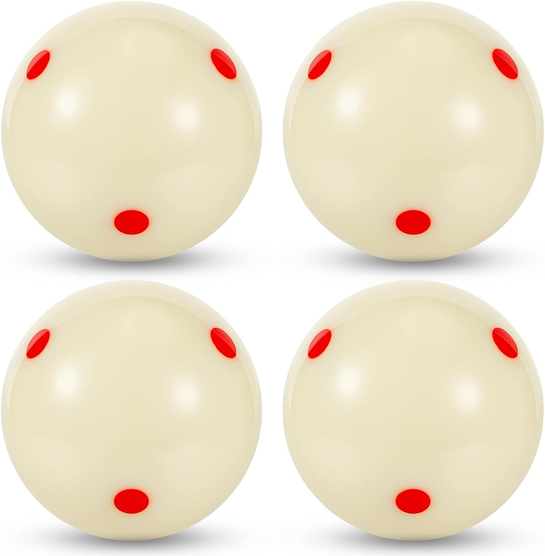 Meooeck 2-1/4'' Pro Cup Cue Ball Standard Billiard Ball Regulation Size Training