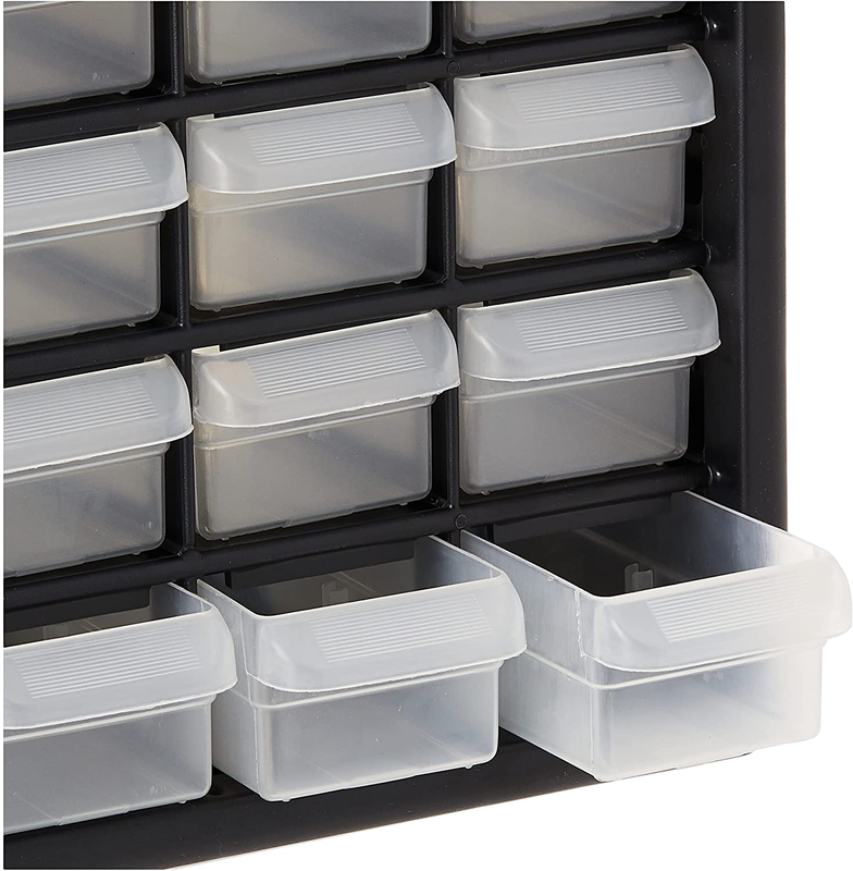 16 Drawers Plastic Parts Cabinet Hardware Organizer Craft Storage Container Bin