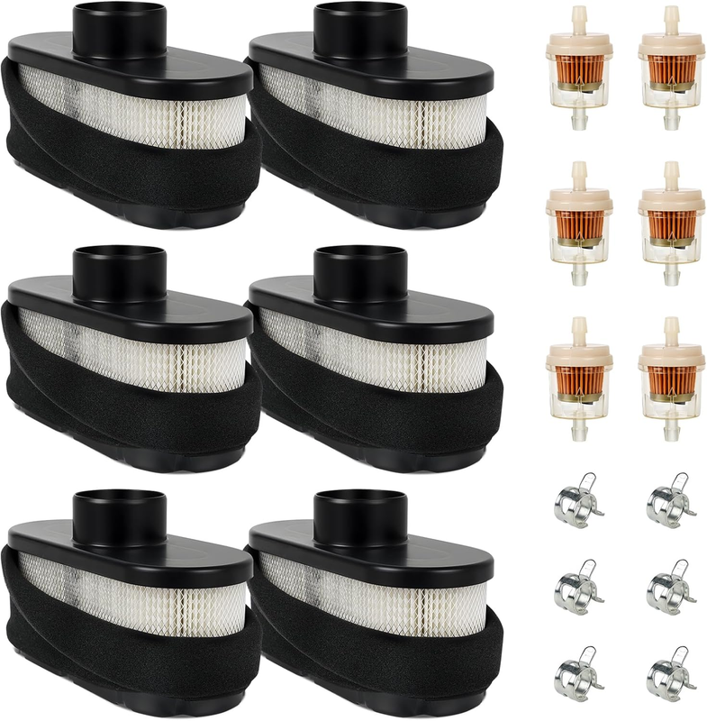 Air Filter 6-Pack for Kawasaki FR FS FR651V FR691V FR730V FS691V FS730V Engine