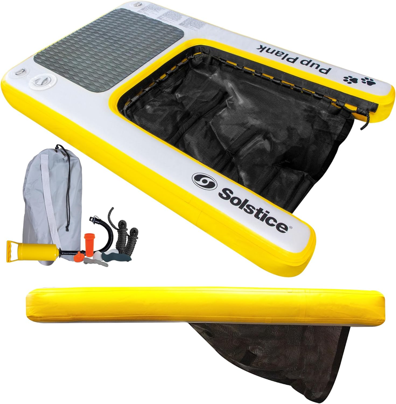ORIGINAL Inflatable Pup Plank Dog Float Floating Ramp Ladder for Pools Boats Doc