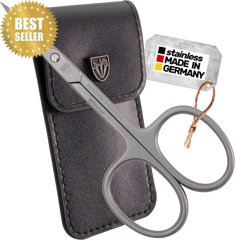 - Brand Quality STAINLESS STEEL INOX CURVED CUTICLE SCISSORS (1 PIECE) with Case