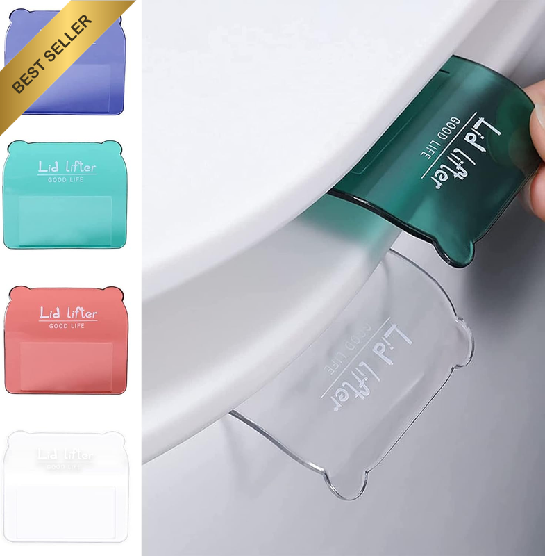 4 Pack Toilet Seat Lifter Opener, Avoid Touching Cover Handle, Toilet Lid Cover