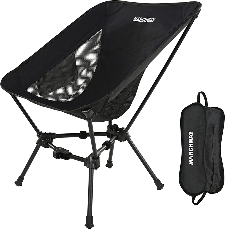 Folding Camping Chair Camp Portable Outdoor Cup Holder Stool Fishing Heavy Duty