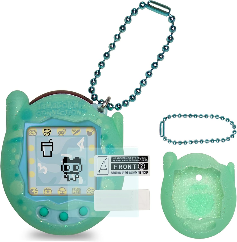 Ninonly Custodia In Silicone E Custodia Rigida Per Tamagotchi Pix – Protettiva Con Cinturino Da Polso - 5