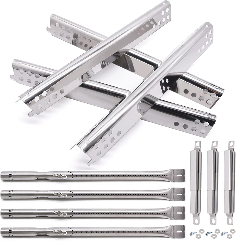 Heat Plate Shields Crossover Tubes for Charbroil Advantage 4 Burner 463344015