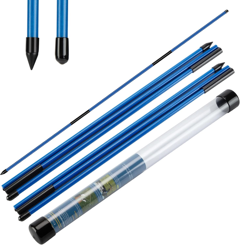 Alignment Stick, 2 Pack Golf Alignment Rods, 48" Foldable Alignment Sticks