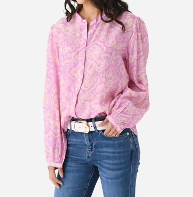 Pre-owned Chufy Gardenia Blouse In Stencil Rose - Size M