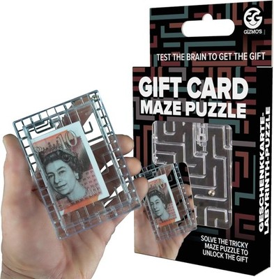 Gift Card Maze Puzzle Funny Gift Christmas Birthday Cheeky Novelty Fun