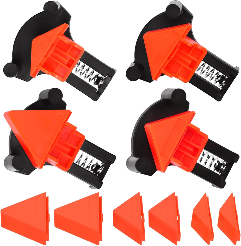 10Pcs 60/90/120 Degree Corner Clamps Kit, Multi Angle Right Angle Clamps Adjusta