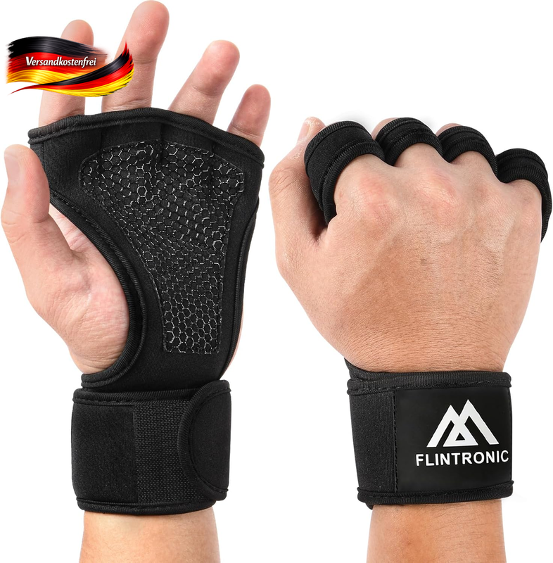 Fitness Handschuhe Herren Damen für Krafttraining, Klimmzüge & Calisthenics