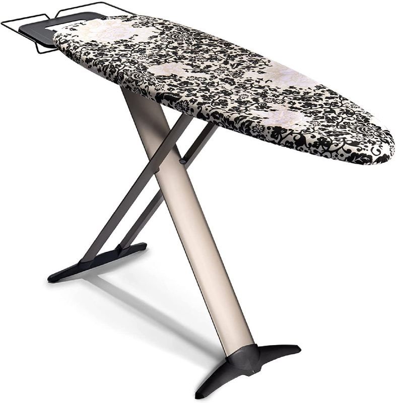 Pro Luxury Ironing Board - Extra Wide 62X19&rdquo; Steam Iron Rest, Adjustable Height,