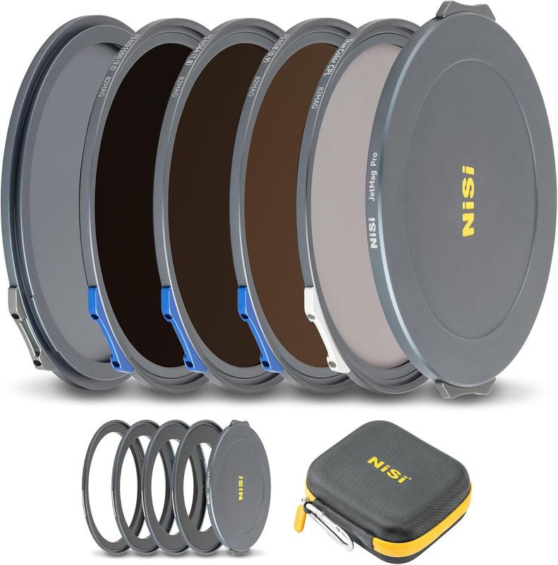 JetMag Pro 82mm Magnetic Landscape ND Filter Kit - FS ND8, ND64, ND1000, True Co
