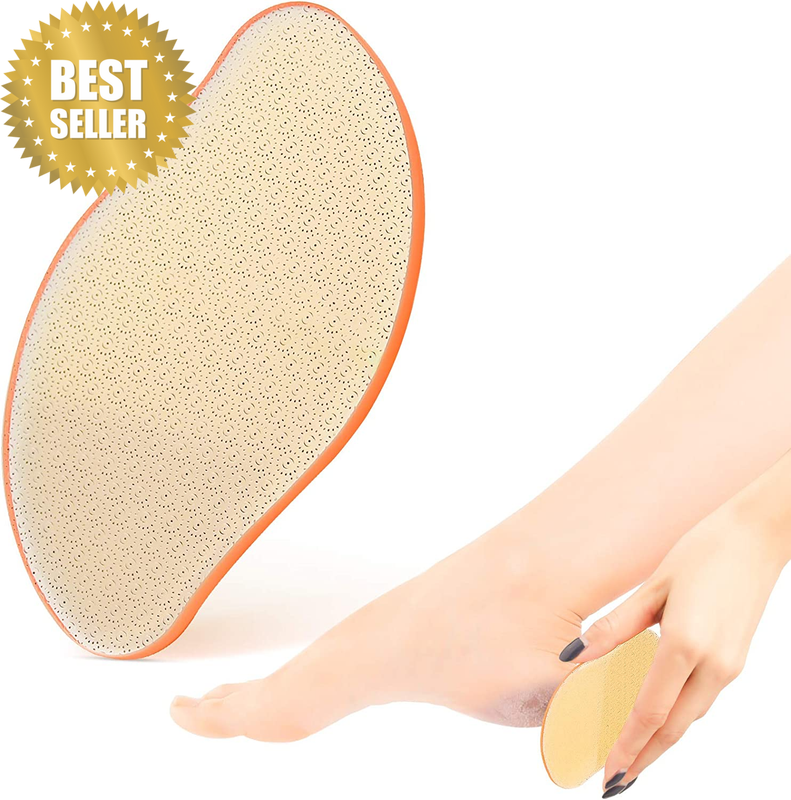 Glass Foot File Callus Remover, Crystal Pedicure Foot Rasp for Callused, Coarse,