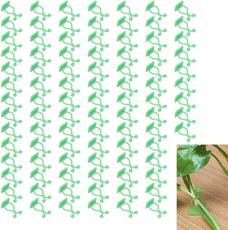 100PCS Plant Climbing Wall Fixture,Wall Vines Fixing Clip,Self Adhesive Branch F