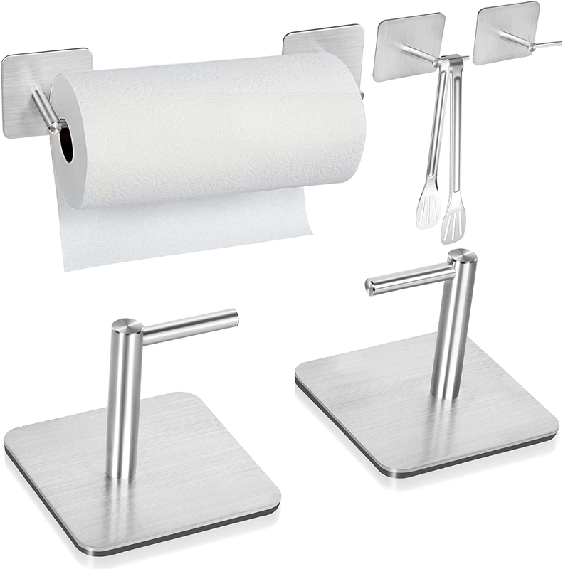 Magnetic Paper Towel Holders Heavy Duty Steel Brushed Holder with Strong Magneti