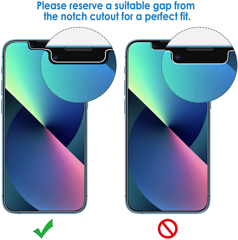 Screen Protector for iPhone 13 Pro Max 6.7-Inch, Tempered Glass Film, 3-Pack
