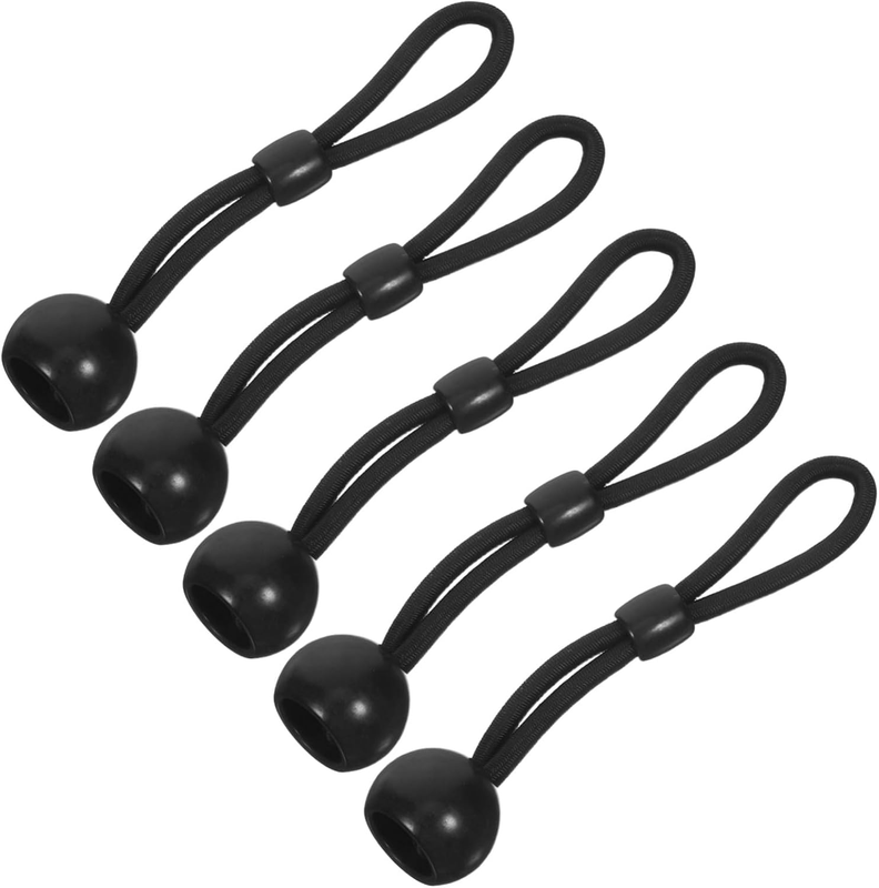 5Pcs Elastic Bungee Cord Tie Downs for Curtains Windproof Roller Shade Fasteners