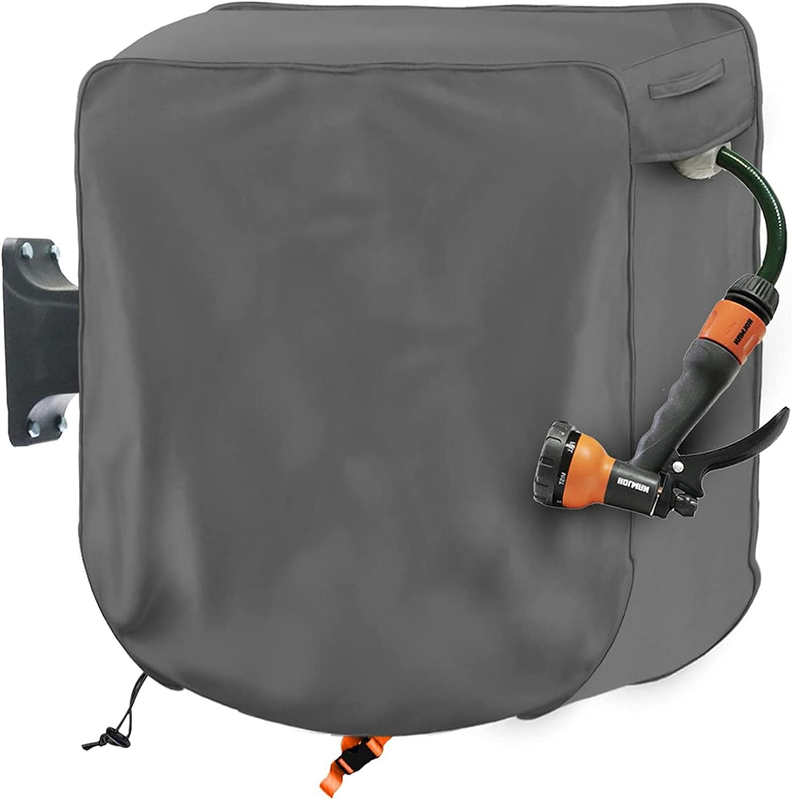 Garden Wall-Mounted Hose Reel Cover,Protect Your Retractable Garden Hose Reel an