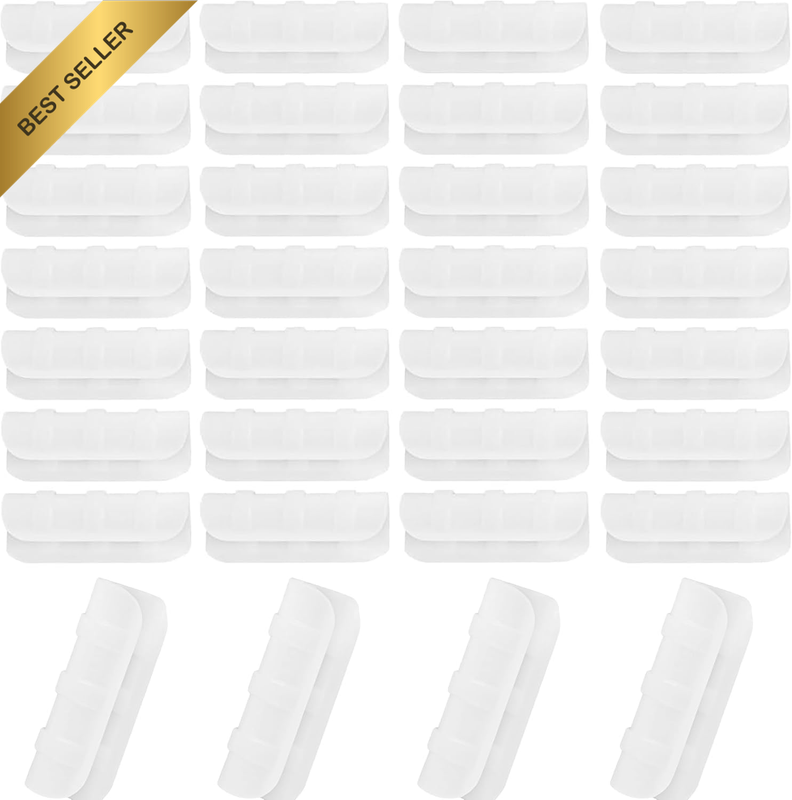 80PCS 1 Inch Greenhouse Clips - Heavy Duty ABS Plastic Clamps for PVC Pipe,Green