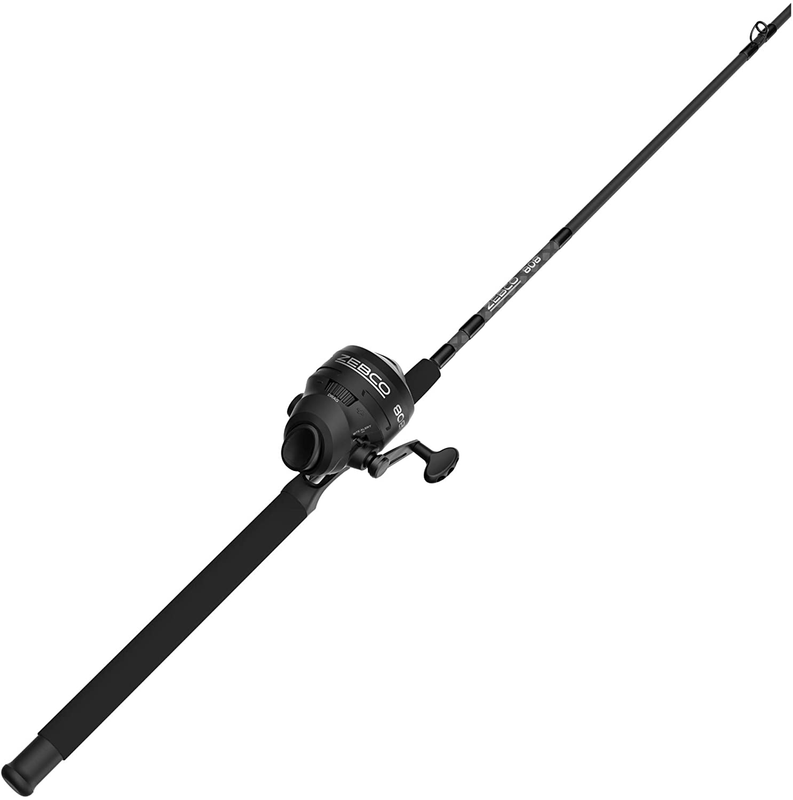 Zebco 808 Spincast Reel and Fishing Rod Combo 7-Foot Durable
