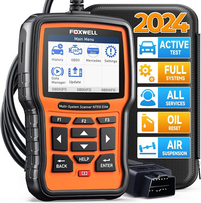 Foxwell NT510 Elite for MERCEDES BENZ Full System OBD2 Diagnostic Reset Scanner