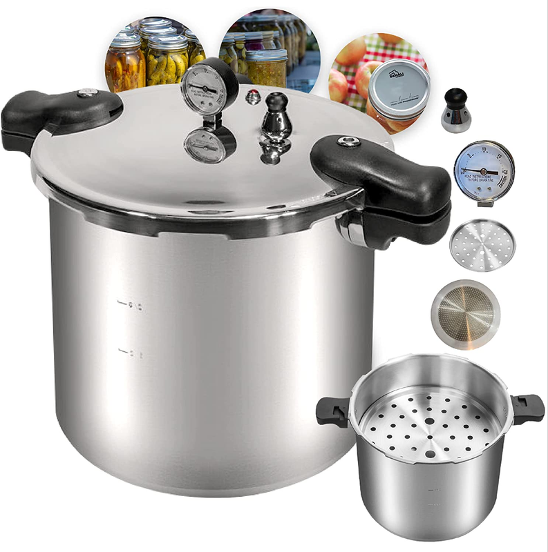 | Induction Compatible | Pressure Gauge & Pres