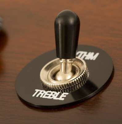 Tone Ninja Toggle Switchtip, fits most US guitars Black Galalith