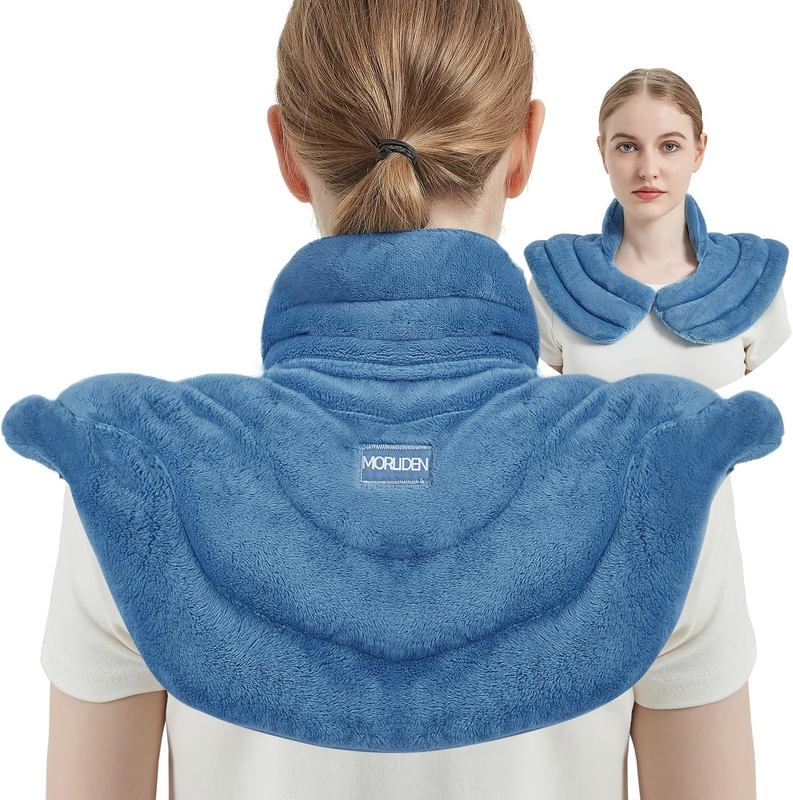 Microwave Heating Pad for Neck and Shoulders, Additional Large Weighted Add Micr