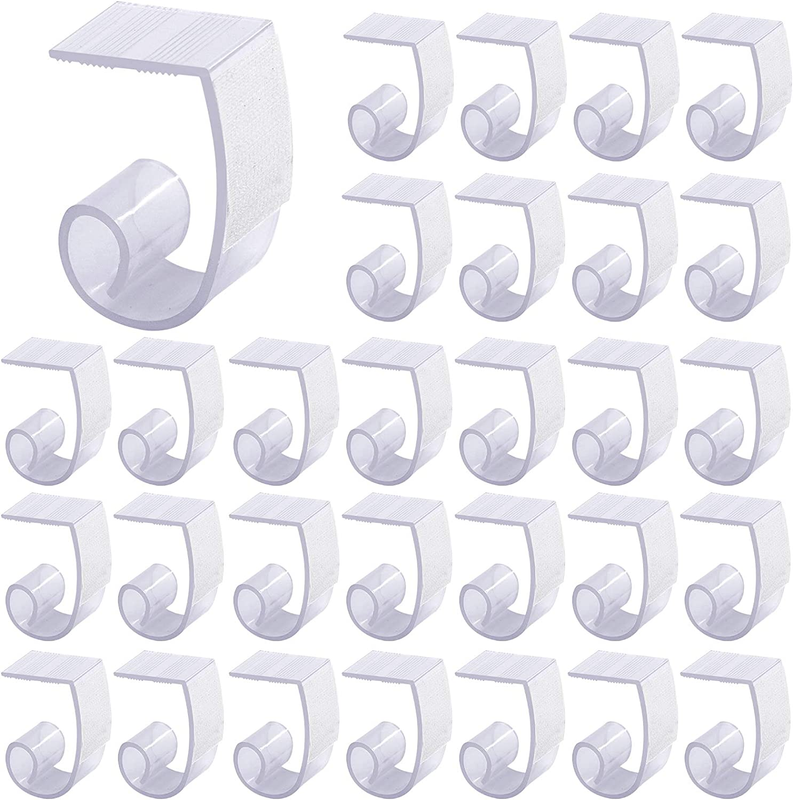 30 Pack Plastic Table Cover Clips Tablecloth Clips Table Skirting Clips
