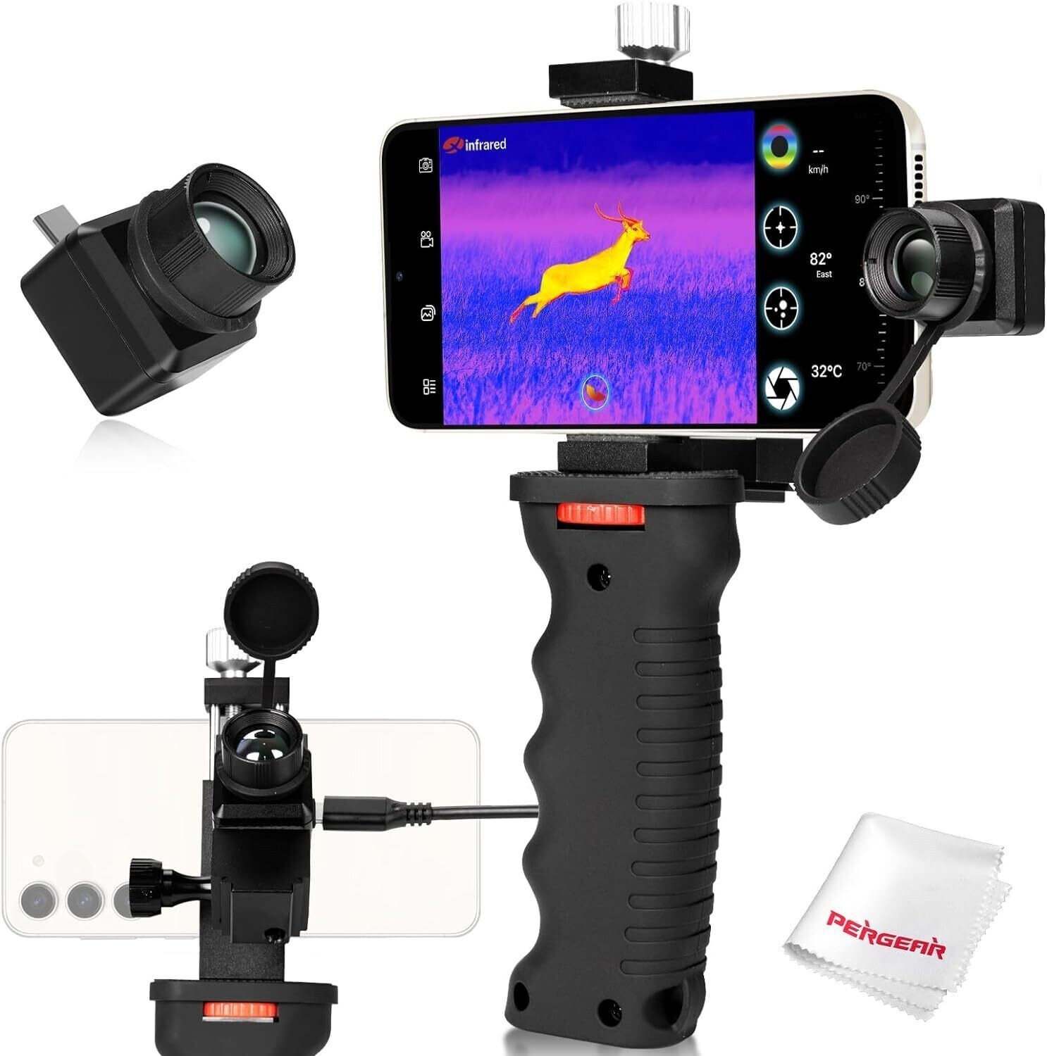 ビデオカメラ InfiRay Xinfrared T2 Pro Thermal Eye iOS Official InfiRay Xinfrared T2 Pro Thermal Imaging Camera iOS