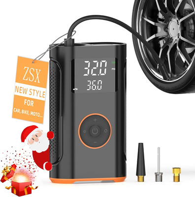 (New Upgrade)  Tire Inflator Portable Air Compressor-160 PSI Air Pump with Memor