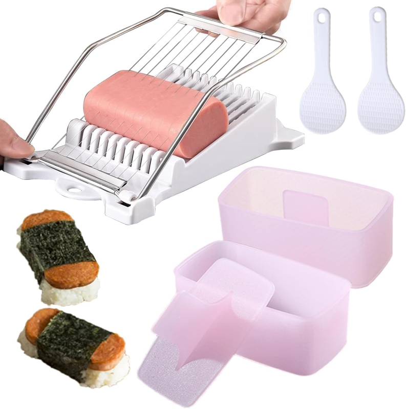 Mold - Maker Kit Egg Slicer Sushi Mold Set Butter Cheese Slicer for Luncheon Mea