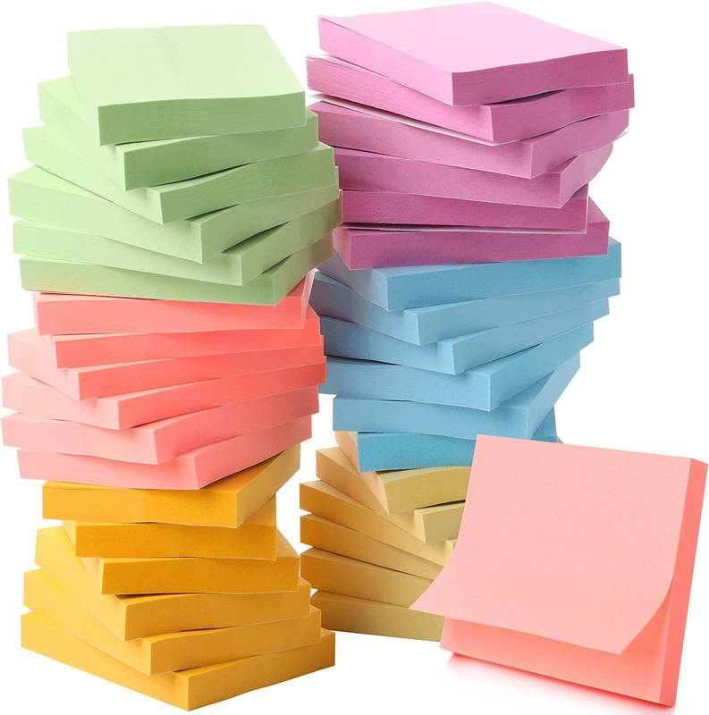 Sticky Notes - 1.5'X2', 2160 Sheets, Pastel, Small, Mini, Bible, Mini, Little, T