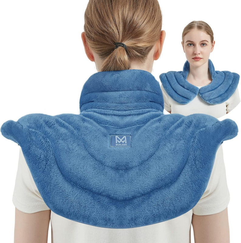 Microwave Heating Pad for Neck and Shoulders, Additional Large Weighted Add