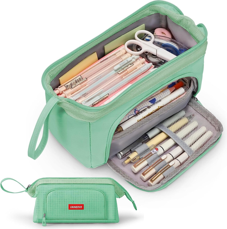 Large Pencil Case for Girls - Cute School Supplies Organizer - Back to School Gi