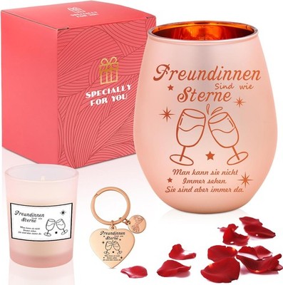 Gifts for Girlfriends Lantern with Engraving, Scented Candle Keyring, Gift for