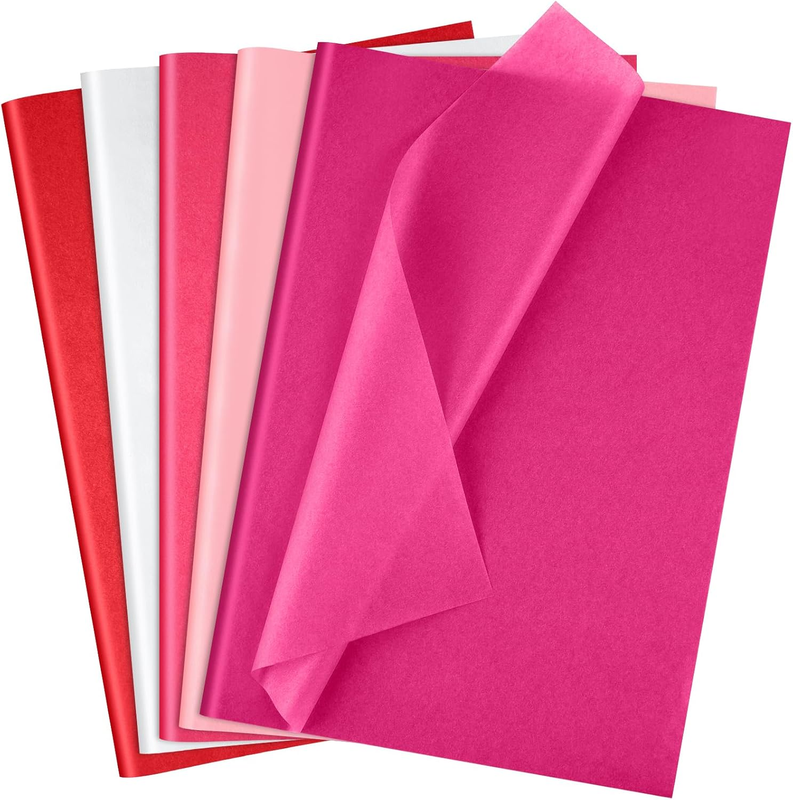 100 Sheets Valentine'S Day Tissue Paper Bulk 20 X 14.5 Inches Gift Wrapping Pape