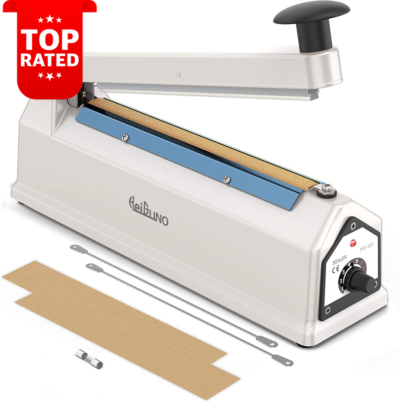 8-Inch Heat Sealer Plastic Bags Commercial Mylar Shrink Wrap Sealing Machine