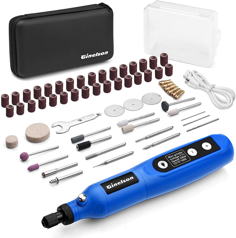 Cordless Rotary Tool, 3.7V Li-Ion Mini Rotary Accessory Kit 