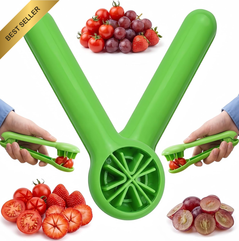 2026 New Grape Cutter Slicer, Fruit Slicer & Strawberry Slicer – Pack of 2, One-