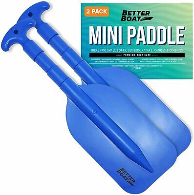 2 Pack Boat Paddle Telescoping Plastic Collapsible Oar Kayak Jet Ski Tube 